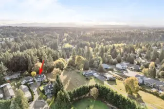 you can see how secluded you are