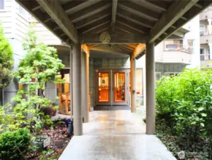 Entrance from Main Building