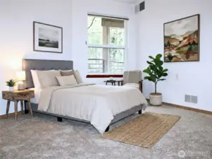 Bedroom Virtually Staged
