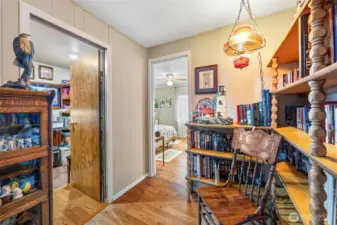 Reading Nook in hallway