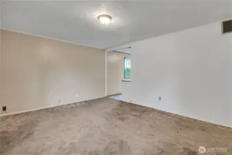 Functional floor plan allows flexible furniture placement.