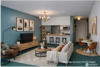 Some photos virtually staged.