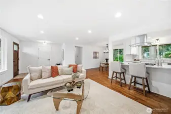 Living Area / Kitchen Bar