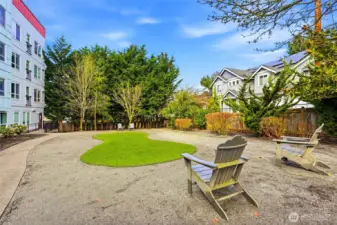 Private, resident only outdoor dog park.