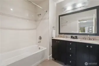 Full Bathroom with Tub and Shower