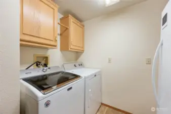 The newer washer and dryer are both large capacity.