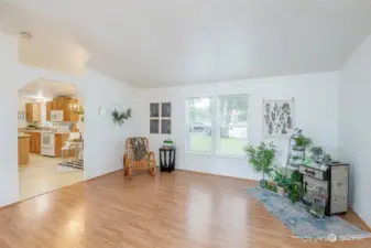 Huge living room or could be formal dining room, flex room, play room!