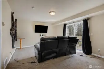 Family rm view..Patio door to backyard to the right