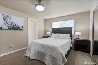 primary view to bathroom door