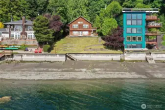 Over 70 feet of waterfront living in the beautiful PNW!