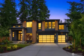 Front Elevation Twilight