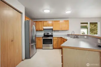 Lots of storage with pantry