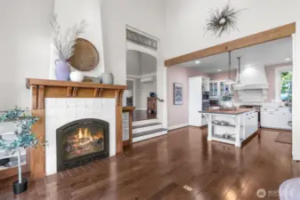 Cozy sitting area on main kitchen floor.