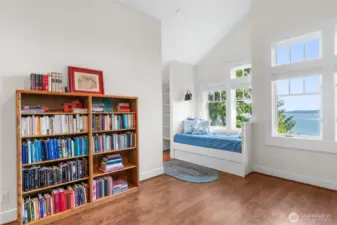 Main house upstairs giant bonus room with stunning views.
