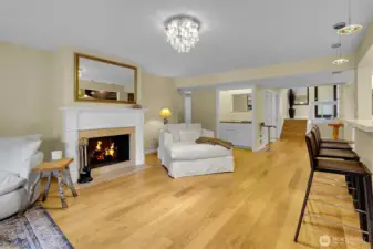 Great Room as seen from Dining Room