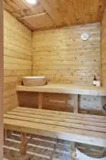 Sauna in Primary Suite
