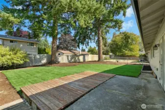 Another view of backyard