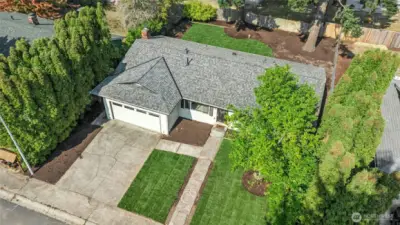 Aerial view of your home