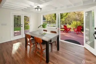 Including the great outdoors.