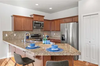 Ample Kitchen Counter Space