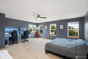 Spacious Primary Suite w/ territorial views