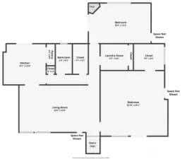 Downstairs approximate floorplan