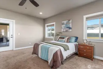 Primary Bedroom w/ Patio Access