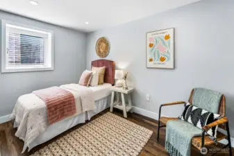 Second bedroom on lower level.