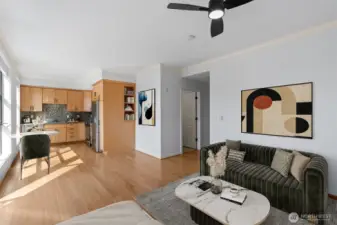 Virtually staged option 1