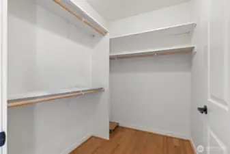 Huge walk-in closet / storage