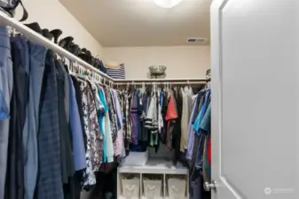 1 of 2 walk-in closets in primary suite!