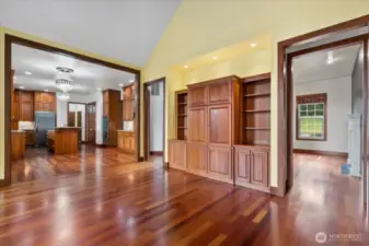 Beautiful custom built-in cabinet.