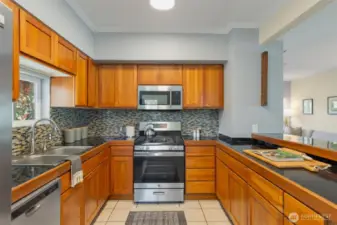 An excellent layout to cook with ease