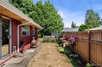 Beautiful garden area
