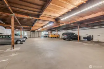 Secured parking.
