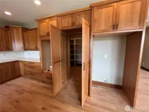 Hidden Walk-In Pantry