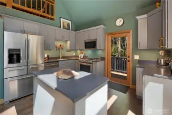 Remodeled kitchen