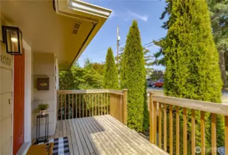 Large porch