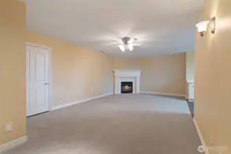suite with fireplace