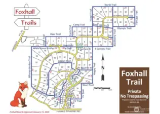Over 8 miles of trails for your enjoyment