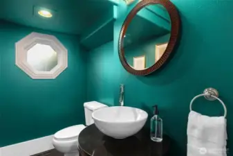 Main floor powder room