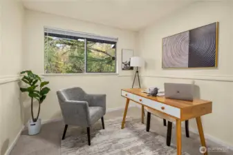 3rd bedroom on main - can be used as home office