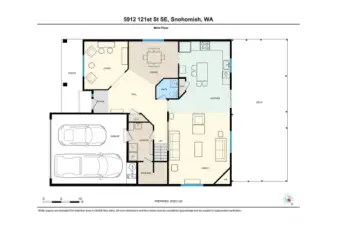 Versitile floor plan with 4 bedrooms and a spacious bonus room upstairs plus a dedicated office space on the main floor.