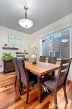 Dining separate enough for formal or everyday dining.