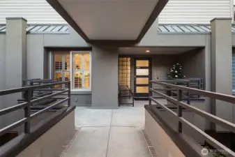 Covered entry to your front door