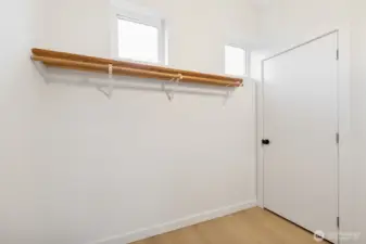 Gigantic primary closet (could honestly be a home office)