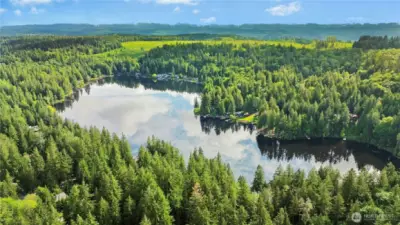 Ames Lake meets at the edge of Redmond and where the Snoqualmie Valley begins.