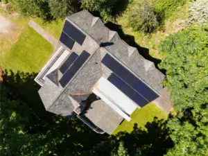 Solar panels create a net zero electrical bill all year aside from Jan, Feb and March.