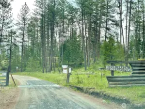 Property starts 630' east of this sign.