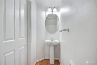 Main floor half bath